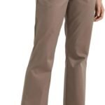 Women's Wrinkle Free Mid Rise Bootcut Pant