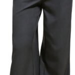 Women's Low Rise Trousers Dress Pants Dressy Low Waisted Wide Leg Straight Business Casual Work Slacks Pants
