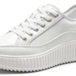 Women Platform Chunky Lightweight Comfortable Casual Lace-Up  Fashion Sneakers