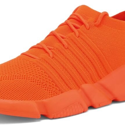 men Women Fashion Sneakers Unisex Slip on Ultra-Sock Knit Soft Sole Breathable Lightweight Casual Walking Shoes