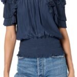 Women's  Floral Embellished Off Shoulder Top